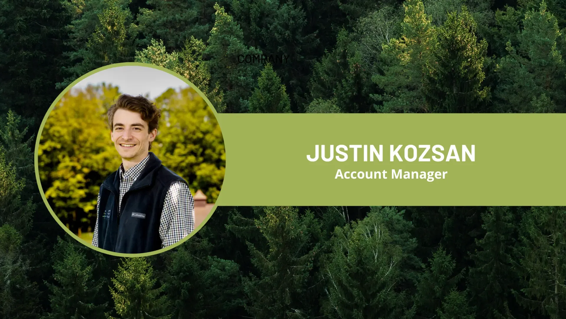 Justin Kozsan - Account Manager