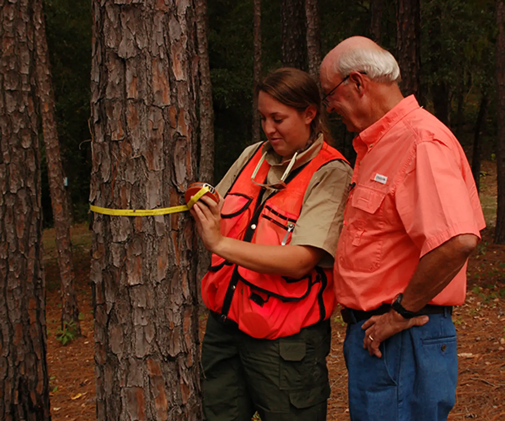 Glenn Riley (AL, landowner)-with forester