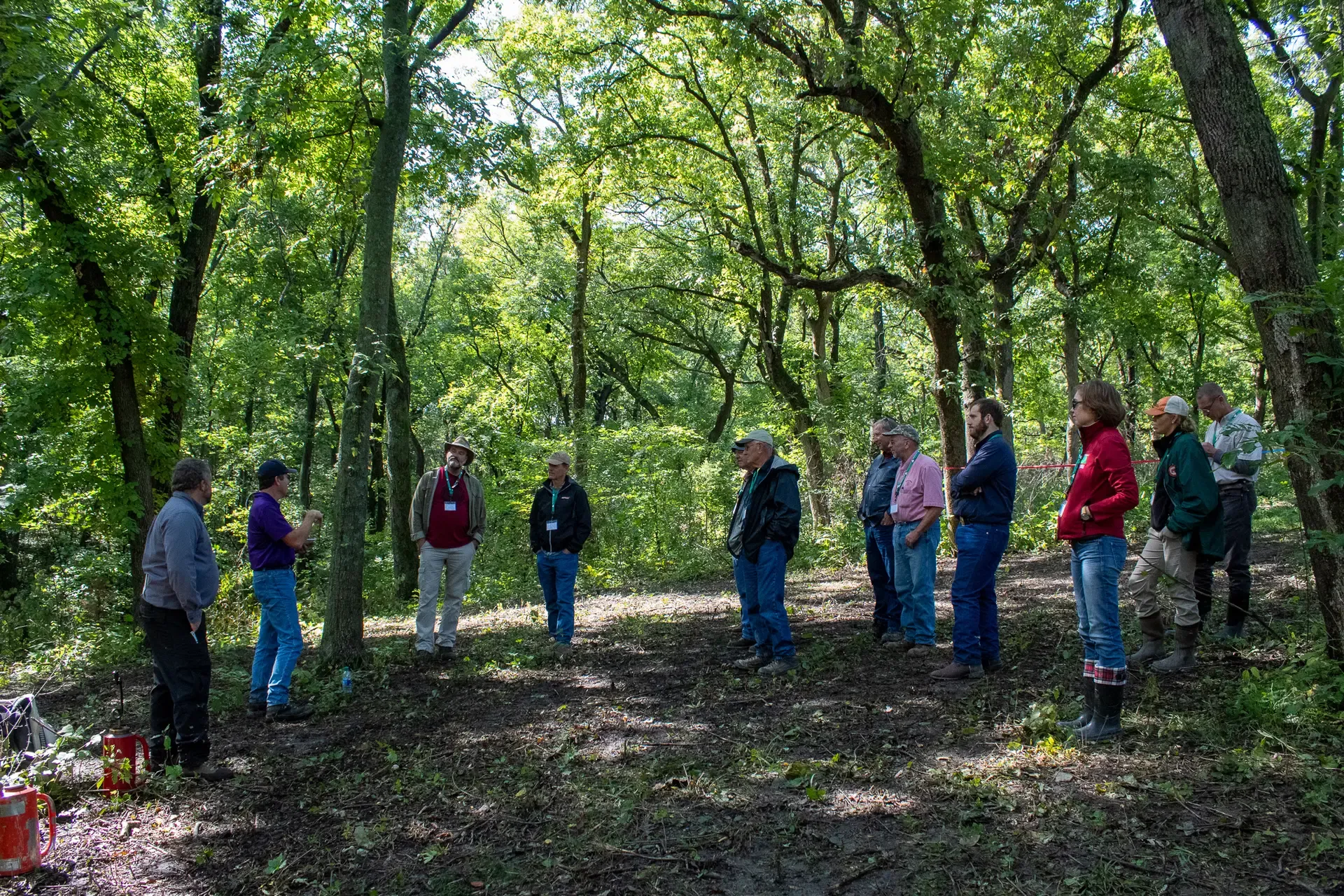 Tree Farm Tour-KS-Kansas Forest Service