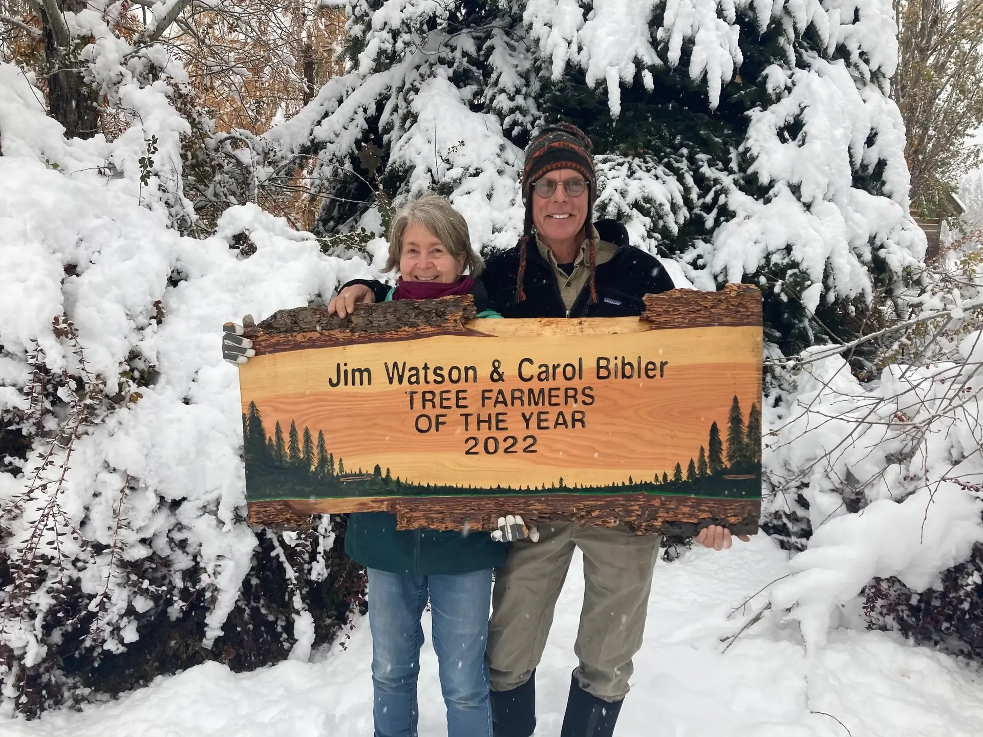 Jim Watson and Carol Bibler