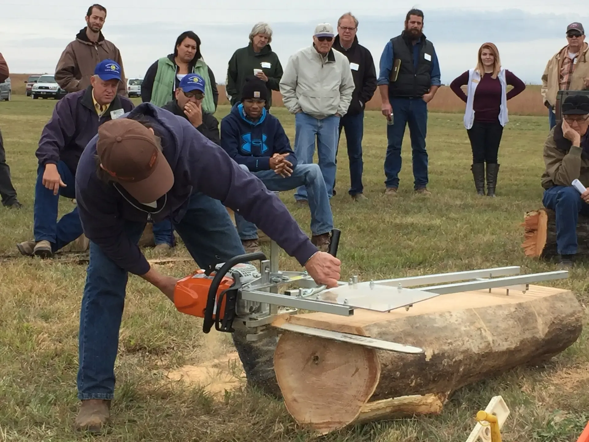 Milling Demonstration-KS-Kansas Forestry Association