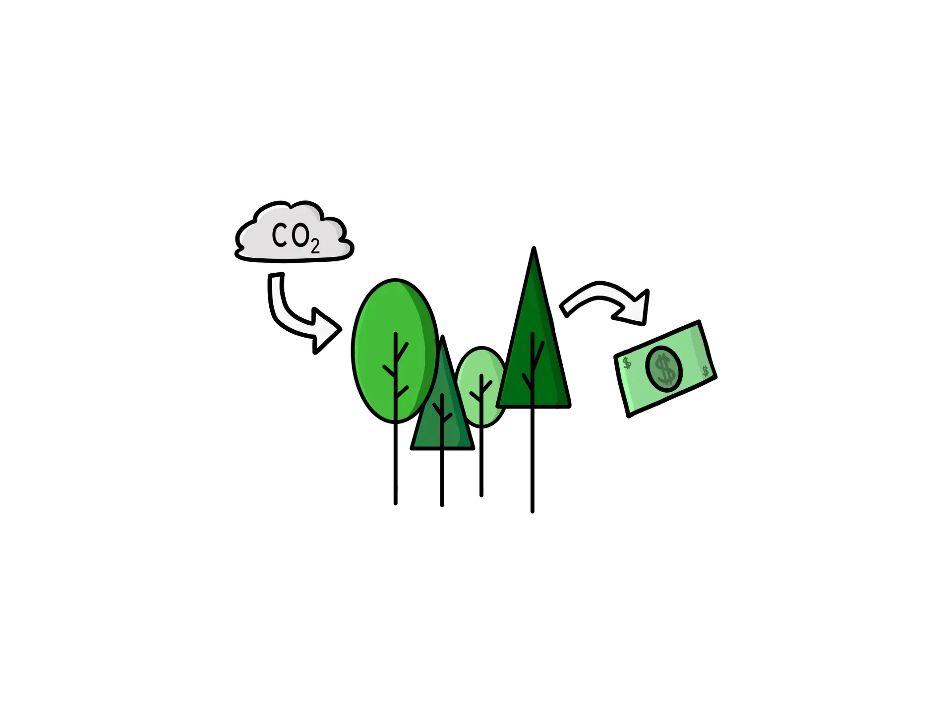 Carbon Market Transparent Background