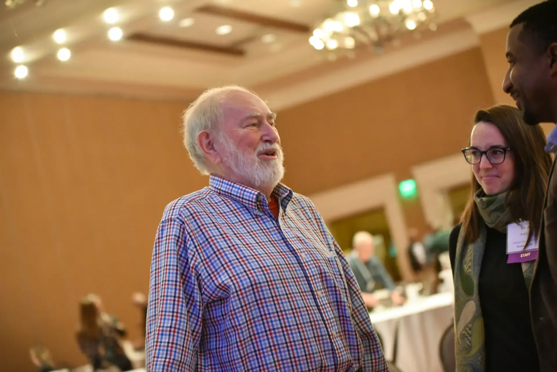 2018 NLC-George Kessler talking to attendees