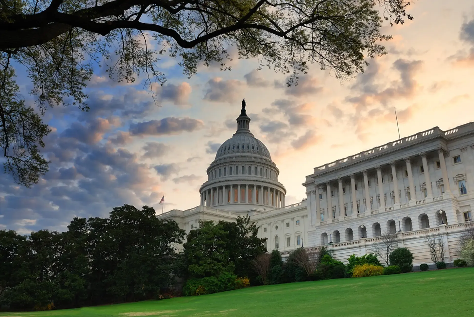 Capitol Building with Sunset-Shutterstock