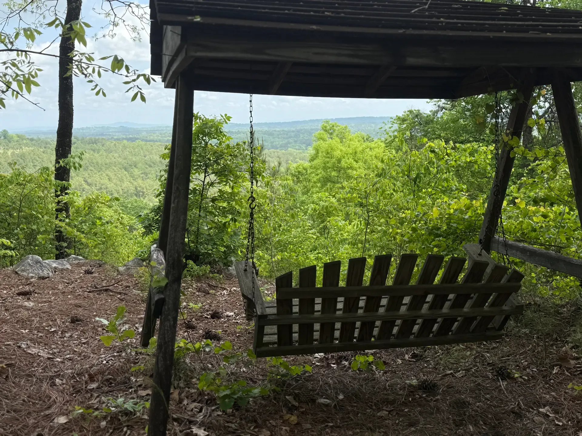 Bench on David Horsely's property
