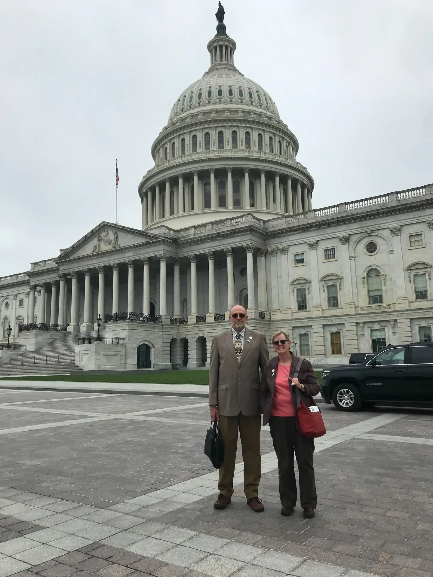 Bill and Tina Buckel (MD, landowners) at 2019 AFF Fly-In